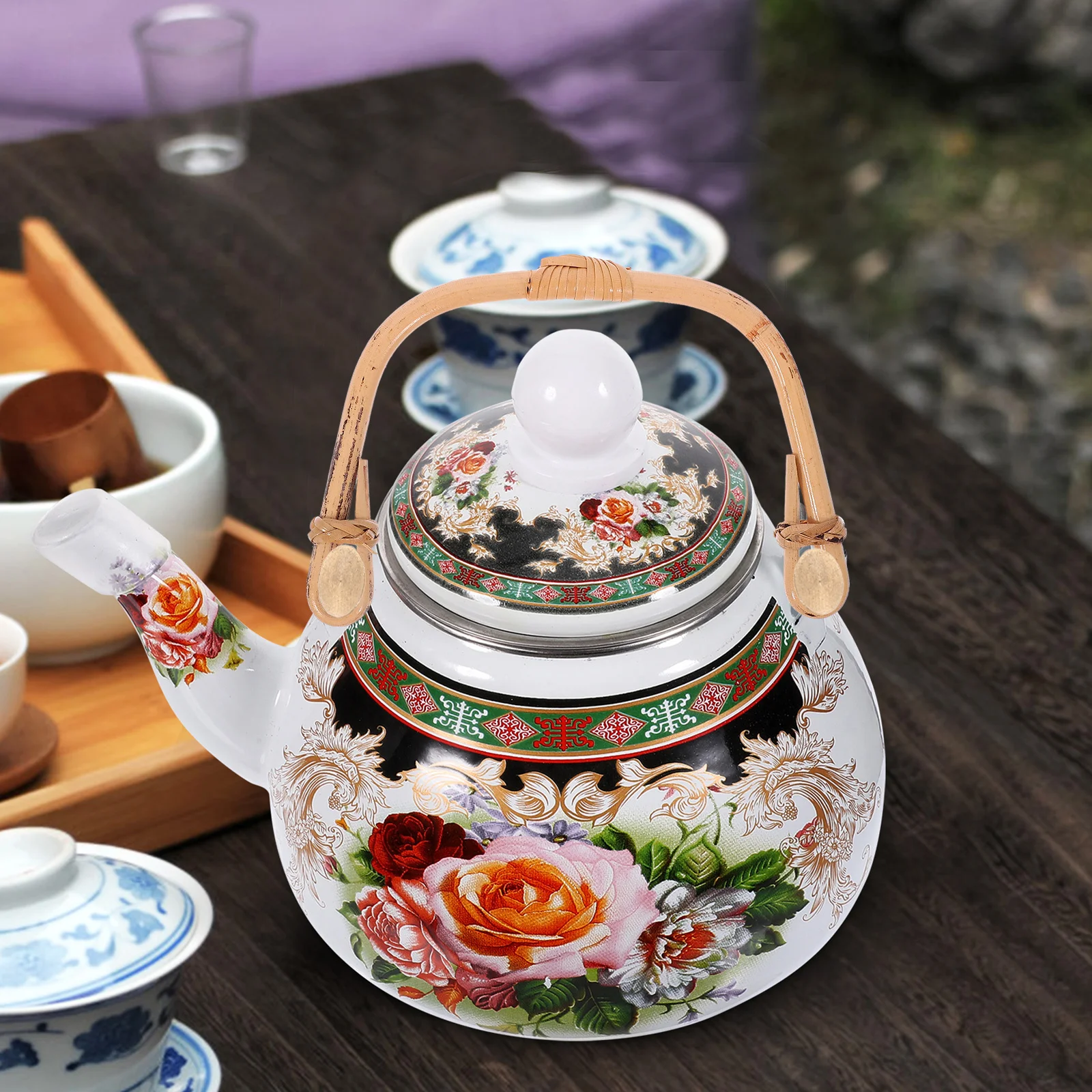 

Tea Pot Handle Replacement 10-13Cm Rattan U-Shape Kettle Handle For Ceramic Stovetop Teapot Pottery Clay Copper Chinese Style