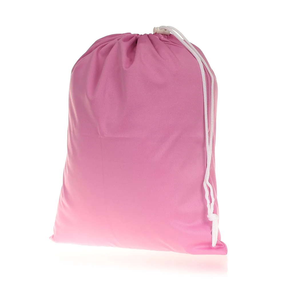 Afbeelding 6: 30*36cm Middelgrote waterdichte luiertas met trekkoord, herbruikbare luiertas, draagbare opbergtas voor strand, zwembad