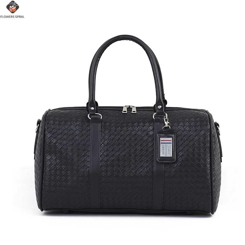 Large Capacity Travel Bag, Made Of PU Leather Material, Designed As A Single/Double Shoulder Bag, Multifunctional Travel Bag