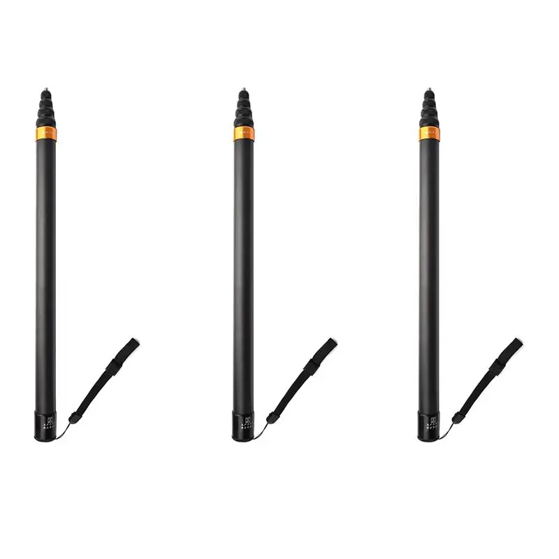 

ABKQ-3X Carbon Fiber Invisible Extendable Edition Selfie Stick For ONE X2 / ONE / ONE R Action Camera Accessories