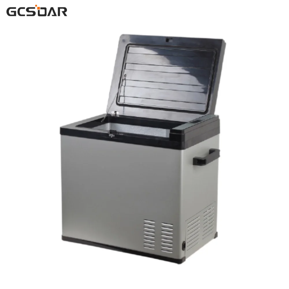 

GCSOAR Low Voitage Protection LP-40QG 40L R134a DC 12V/24V Or 110V-240V 45W Mini Portable 40L Car Refrigerator Freezer