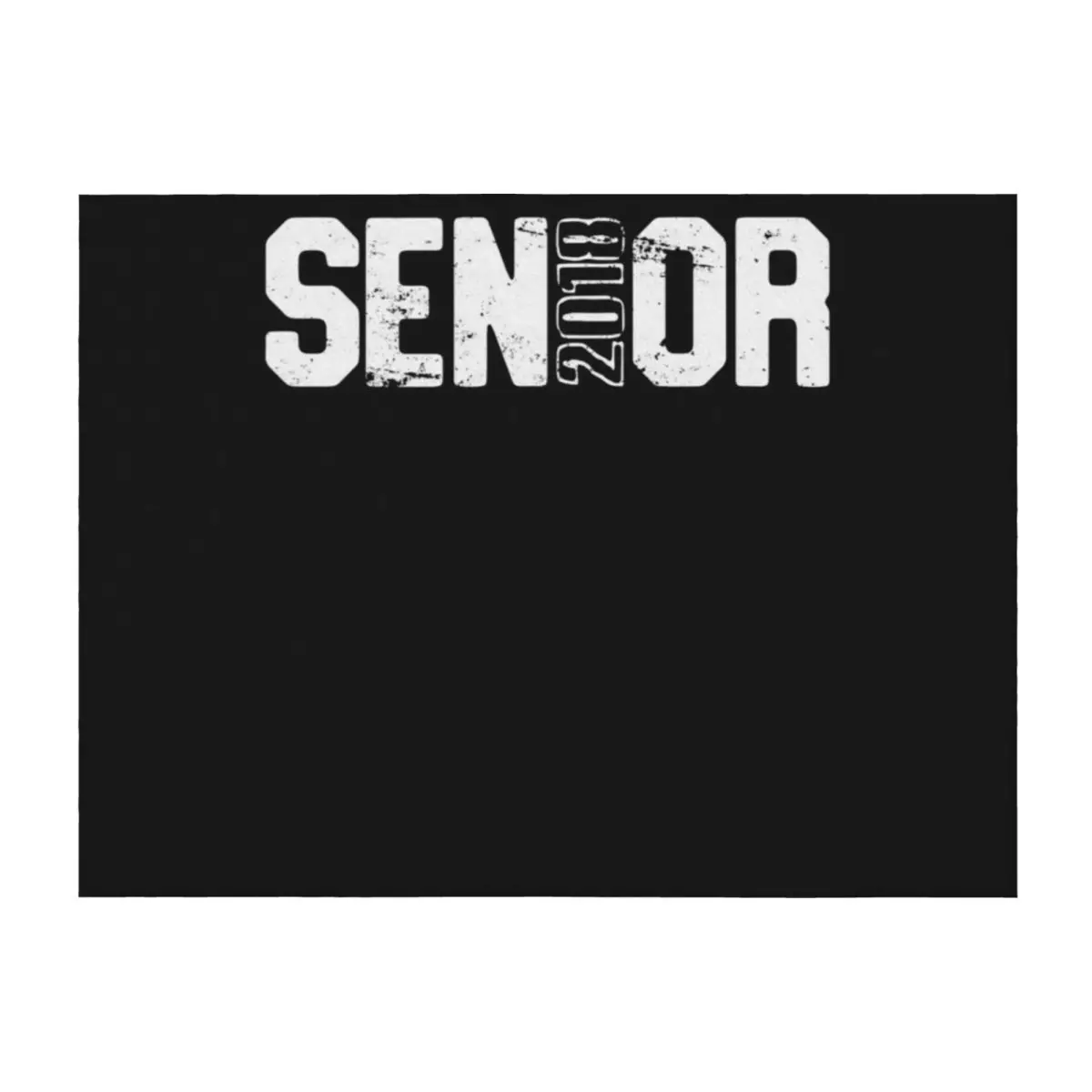 

Senior 2018 Graduation Vintage Throw Blanket sofa bed For Sofa Thin heavy to sleep Sleeping Bag Blankets