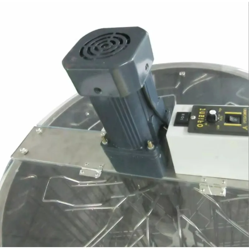 Novo extrator de mel elétrico de aço inoxidável para abelha fazenda 1 ano de garantia motor vertical 8 quadros extrator de mel