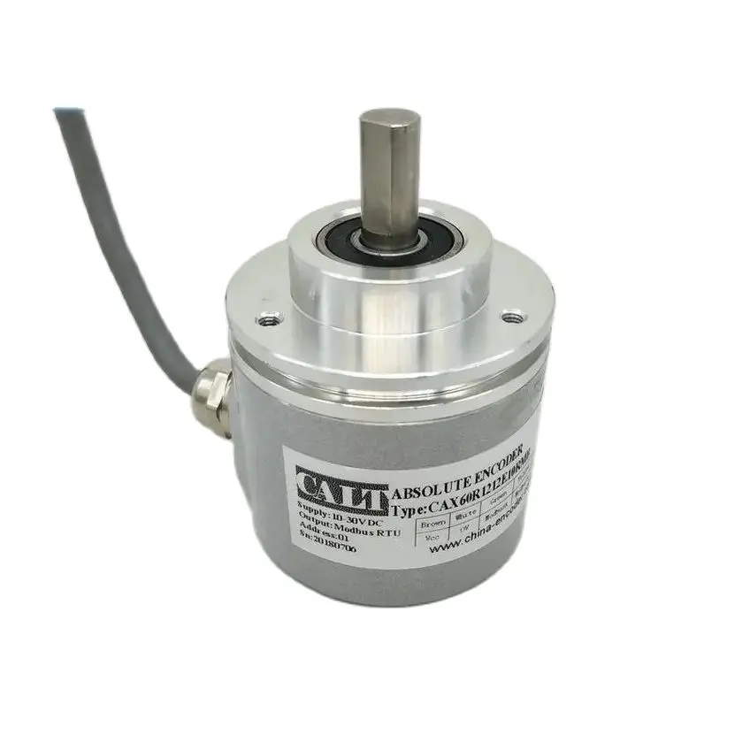 Calt 4096 Codificador Magnético 12 Bit Cada Volta Modbus Rtu Multiturn Absoluto Codificador Rotativo Cax60r1212e10rmb
