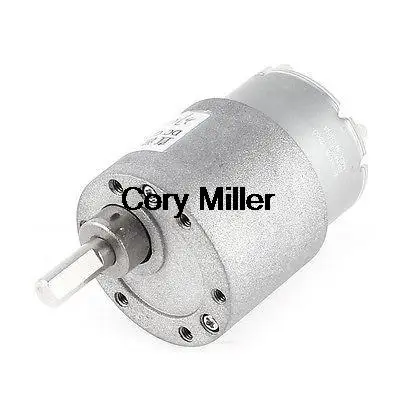 

Диаметр 37 мм, 6 В, 5 об/мин, скорость, коробка передач постоянного тока, снижение скорости электродвигателя