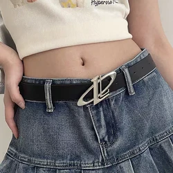 Designer Belts For Women High Quality Luxury Brand Female Waist Black Pu Leather Waistband Girls Jeans Corset Belt White