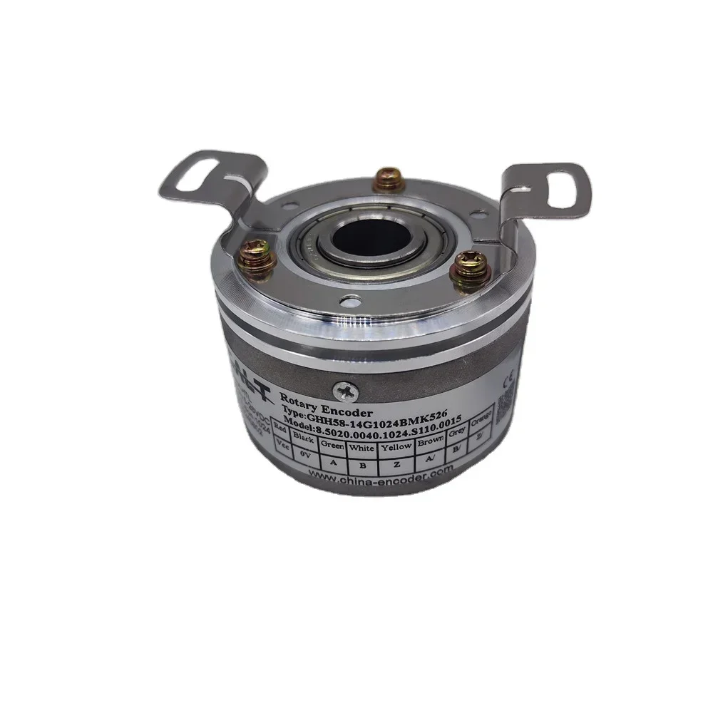 

14mm Hollow Shaft Incremental Encoder GHH58-14G1024BMK526 Rotary Pulse Encoder that Replaces 8.5020.0040.1024.s110.0015 Encoder
