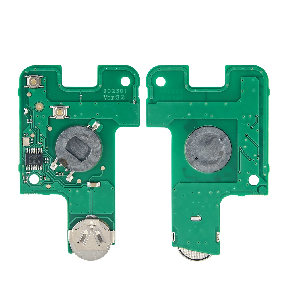 สำหรับเรโนลต์ ลากูน่า เอสเปซ กุญแจรีโมทรถยนต์แบบสมาร์ท 2 ปุ่ม 433Mhz ชิป ID46 ระบบเข้าออกโดยไม่ใช้กุญแจ