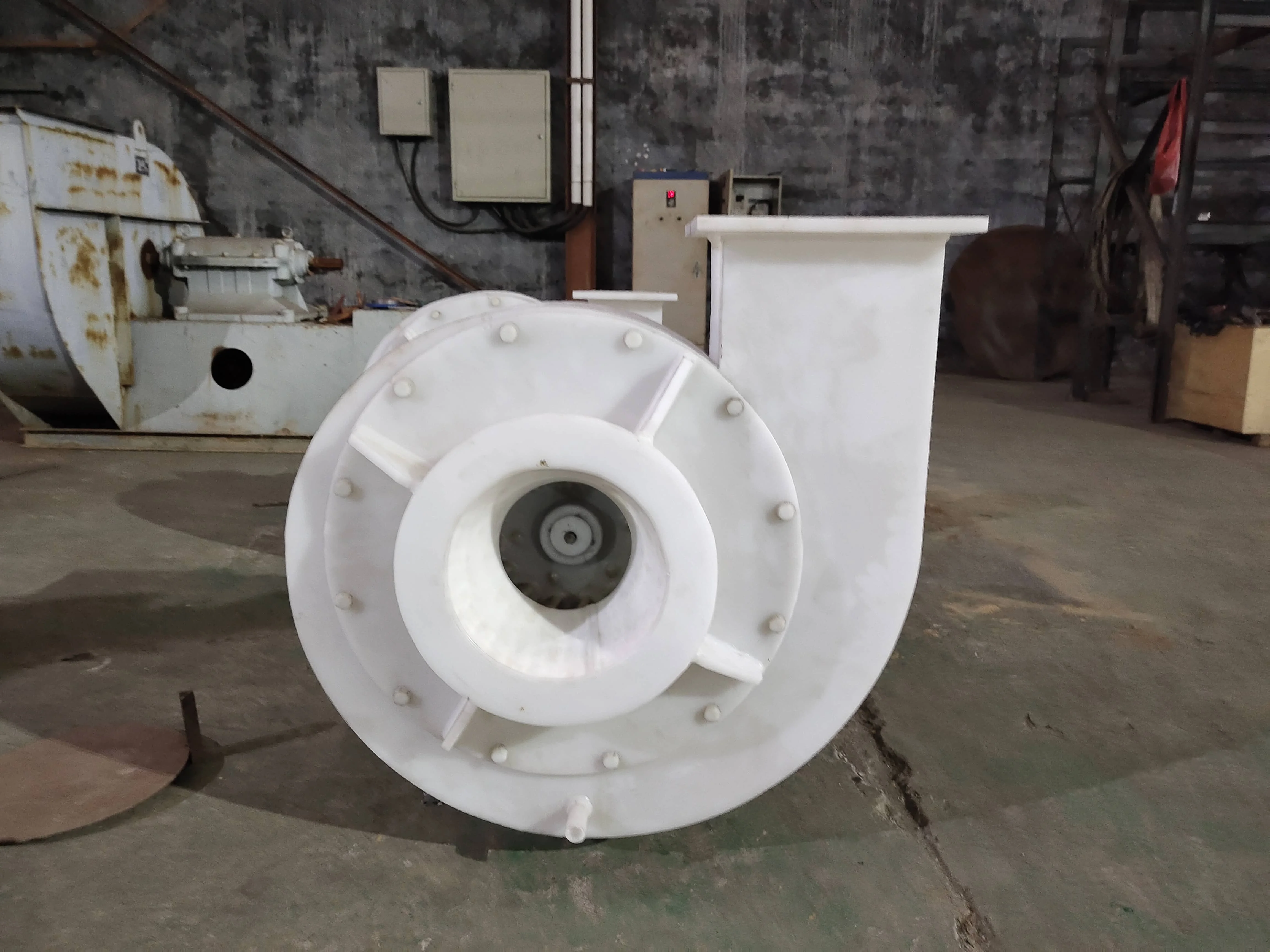 Plastic PP Explosion-Proof Centrifugal Fan   Acid Alkali Salt Resistant OEM/ODM  izable 380V AC  Powered