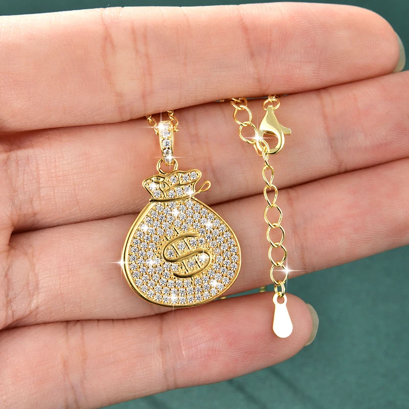 Anziw 2026 New Fashion 5A Cubic Zirconia Pendant Necklace For Women 14k Gold Filled Lucky Wealth Jewelry Gift Accessories