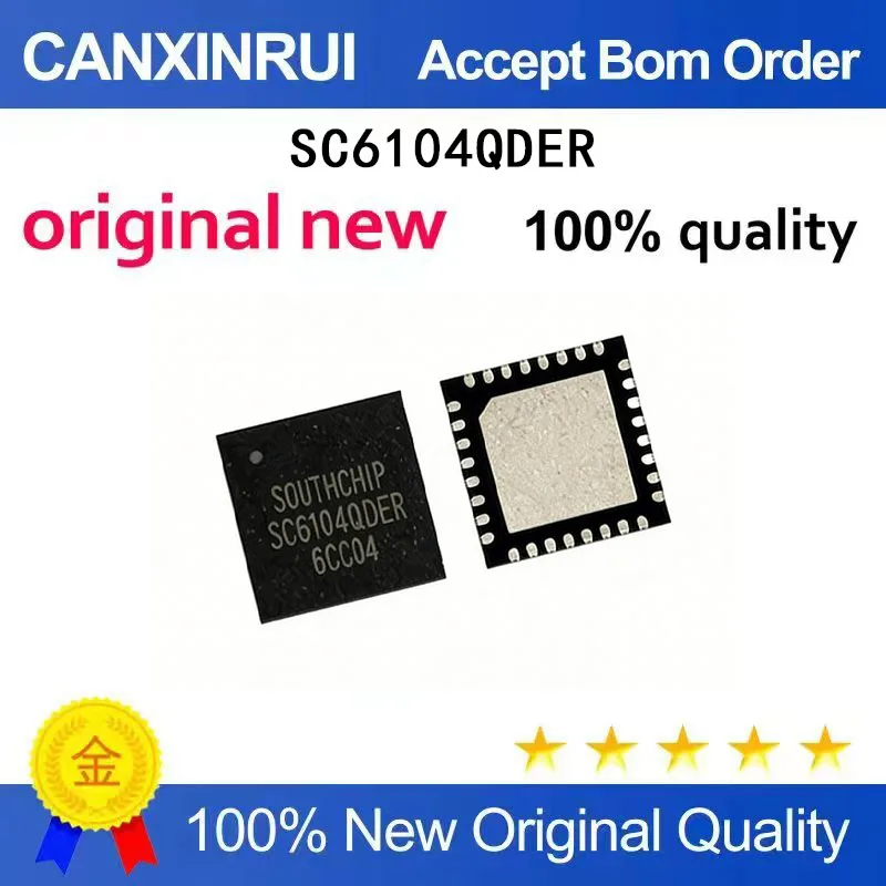 

(5-100 Pieces) Brand new original SC6104QDER SC61040DER QFN32 spot chip IC