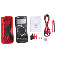 ANENG SZ08 Digital Multimeter Ultra-Thin Storage Meter Auto Voltmeter AC DC 220V Resistance Handhold Testers Red