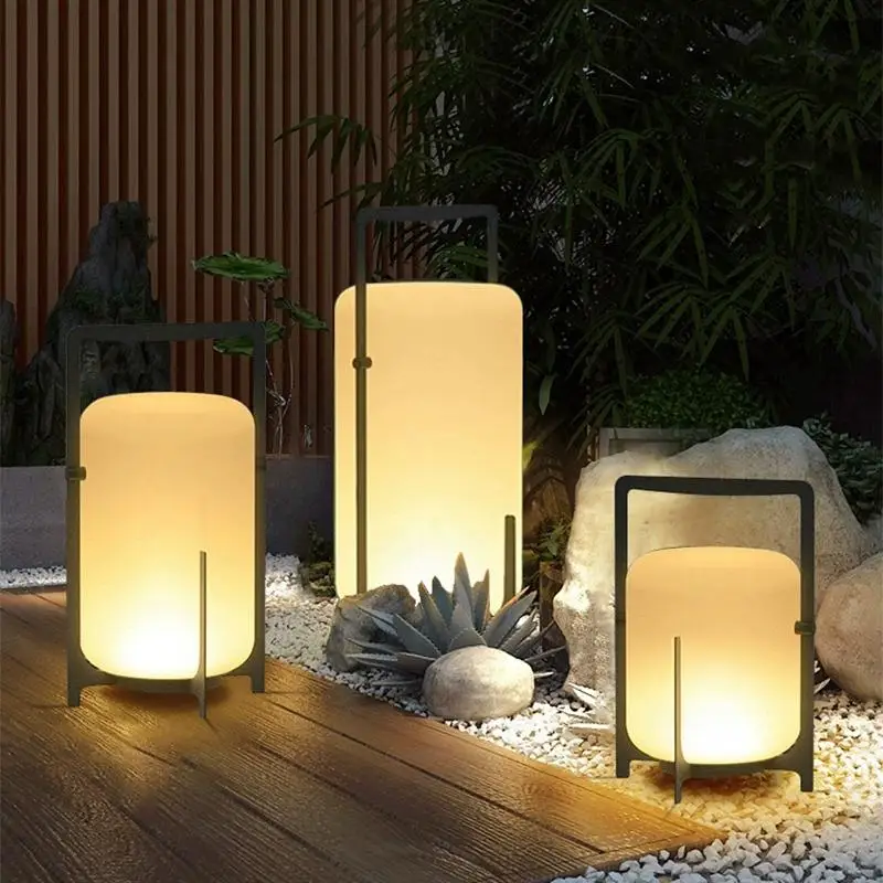 

Водонепроницаемые солнечные фонари для газона, уличная садовая лампа на солнечной энергии для декора двора