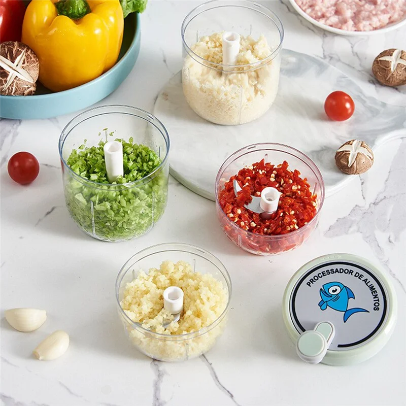 BBNV-Manual Chopper For Vegetables & Fruits Onion Pepper Chopper Puller Blender Garlic Crusher Kitchen Gadgets