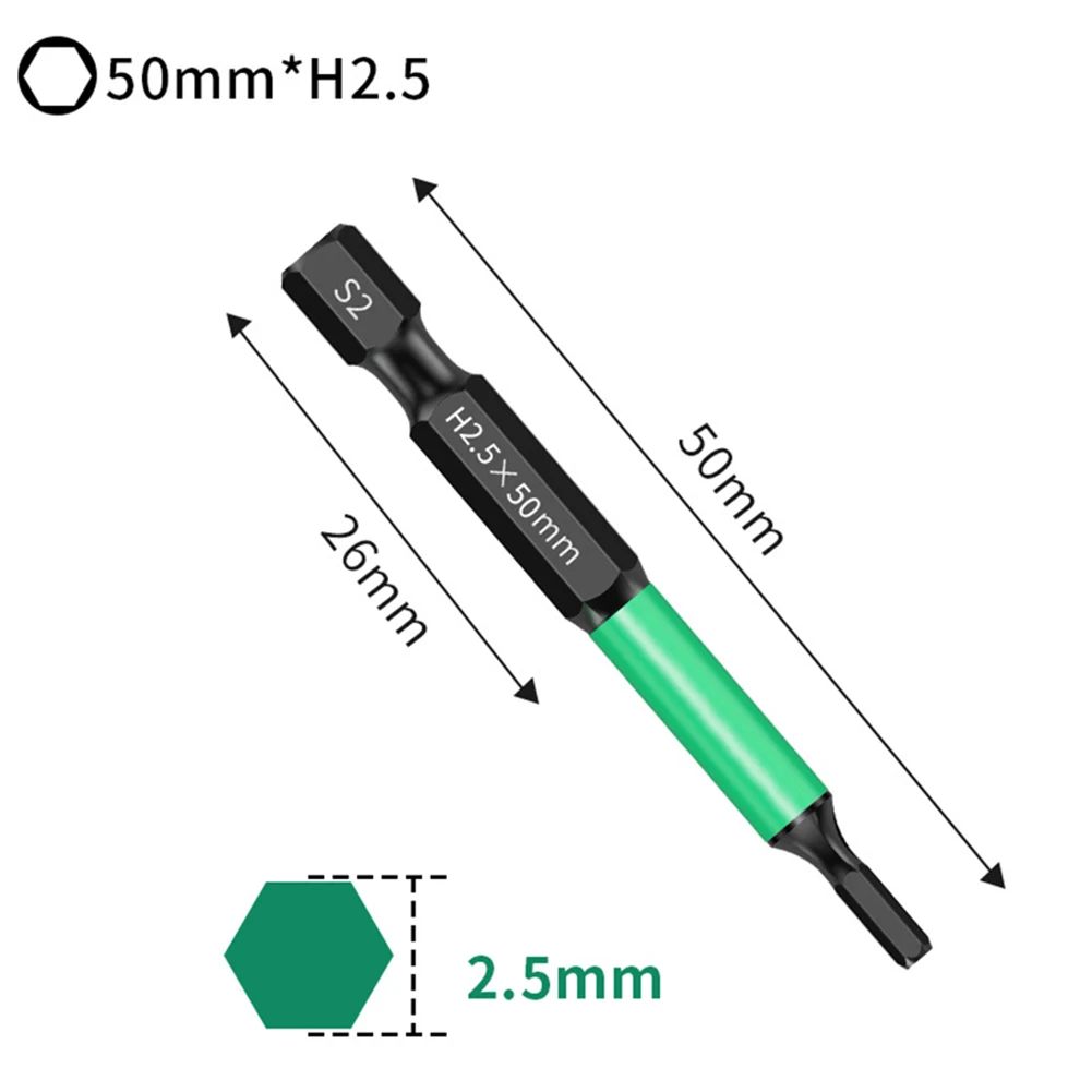 1/4 Sechs kant schrauben dreher Sechs kant schrauben dreher Bit wärme behandelte hochfeste Reparatur konstruktion für Elektro schrauber