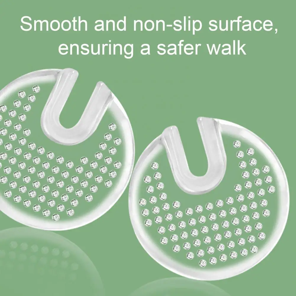 Forefoot Pads for Sandals Gel Pads for Thong Sandals No Slip Silicone Flip Flop Inserts Self Adhesive Toe Protector for Pain