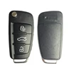Audi Q7 A6 S6 2006+ Flip Remote Key 3 Buttons 8E Chip 315/434/868MHz 4F0 837 220 AK 1