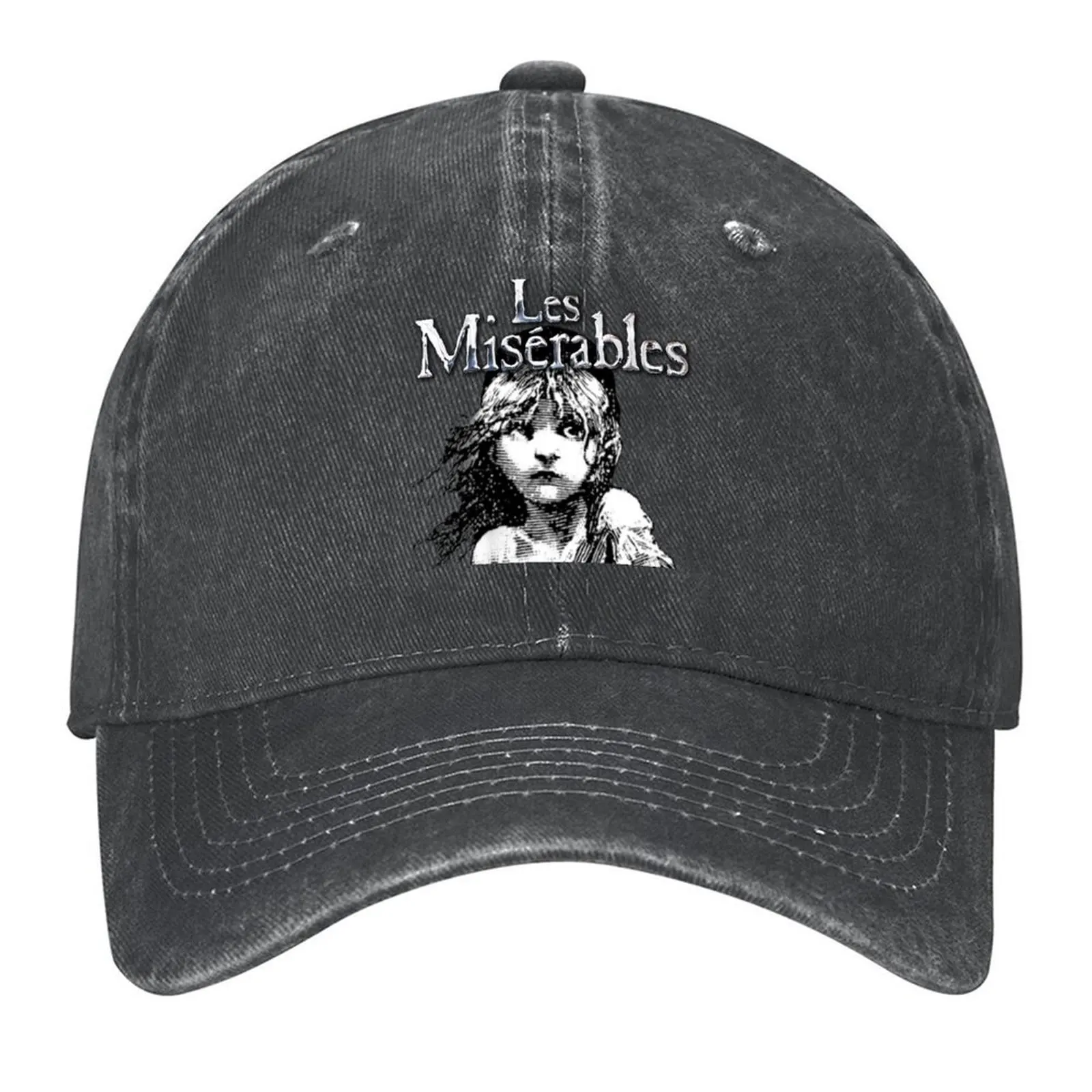 

Les Miserables Logo Baseball Cap Hat Luxury Brand Fashion Beach Mountaineering Dropshipping Hats For Women Men's