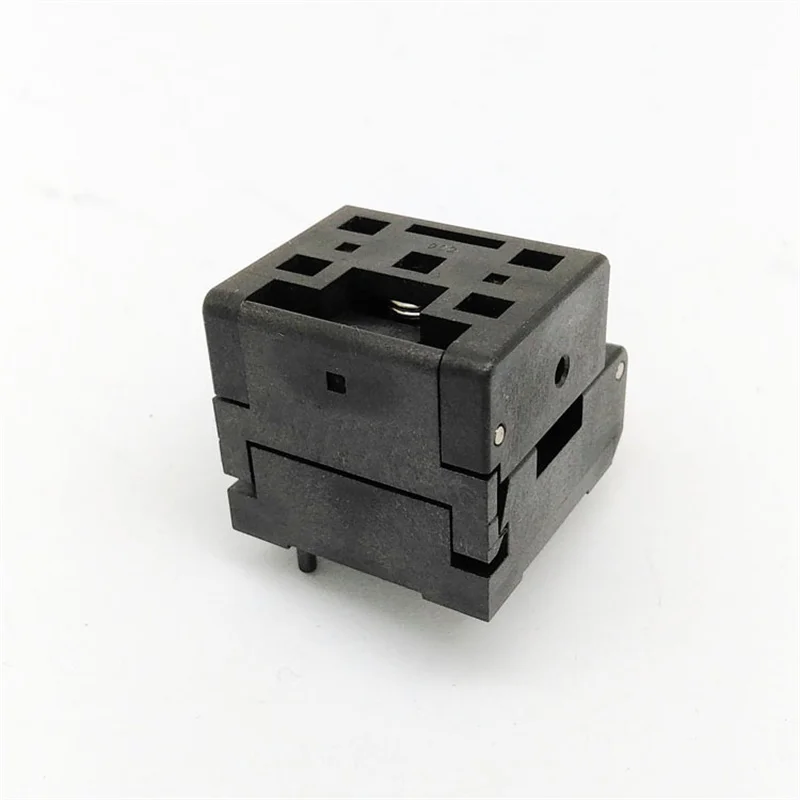 Imagem -04 - Qfn ic Programador Soquete Passo 0.5 mm Clamshell Chip Tamanho 3*3 Flash Adaptador Qfn16 Mlf16 Queimar no Soquete