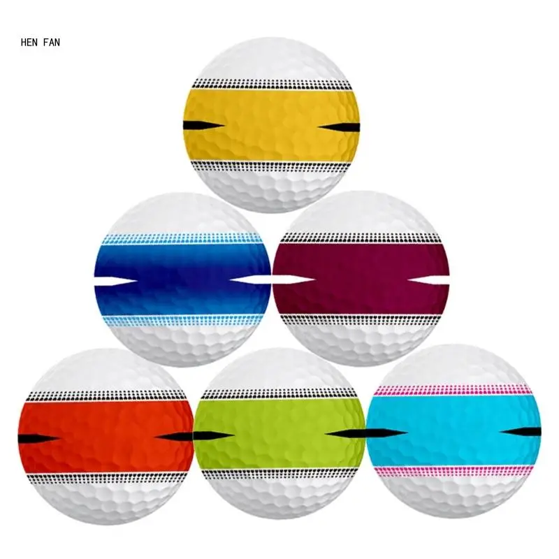 Balles Golf accessoire Golf balles Golf 3 couches 360 degrés balles Golf précision M89D