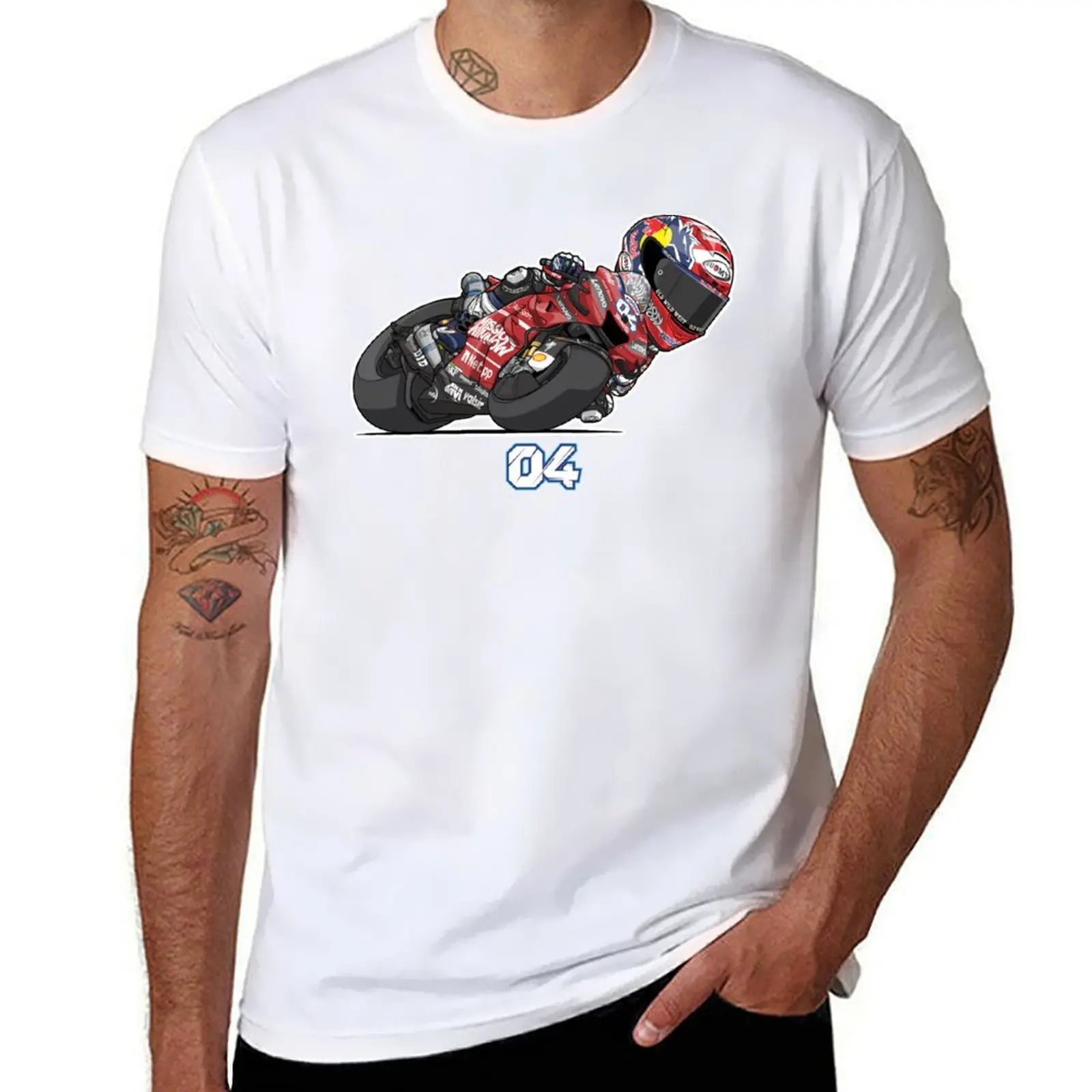 

ANDREA DOVIZIOSO V - 2 T-Shirt t shirt personalised man t shirts high quality luxury brand T-Shirt