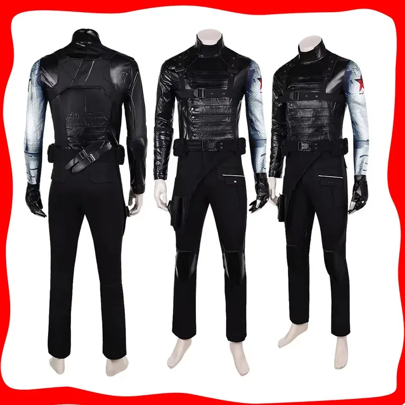 الشتاء الجندي دور اللعب باكي تأثيري Bames زي سترة السراويل ضيق حزام خصر هالوين كرنفال حفلة تنكر مجموعة sf/1