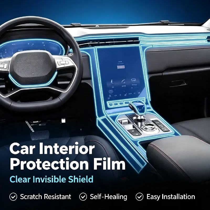 For 24-25 JAC T8PRO interior high-definition film modification center console navigation screen instrument cluster