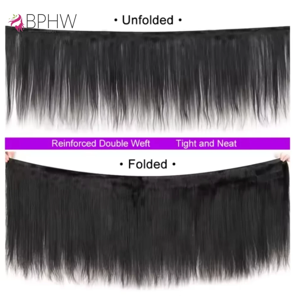 10-30inch Brazilian Straight Human Hair Bundles Natural Color Remy Hair Extensions Bundles Raw Hair 100% Human Hair BPHW Hair
