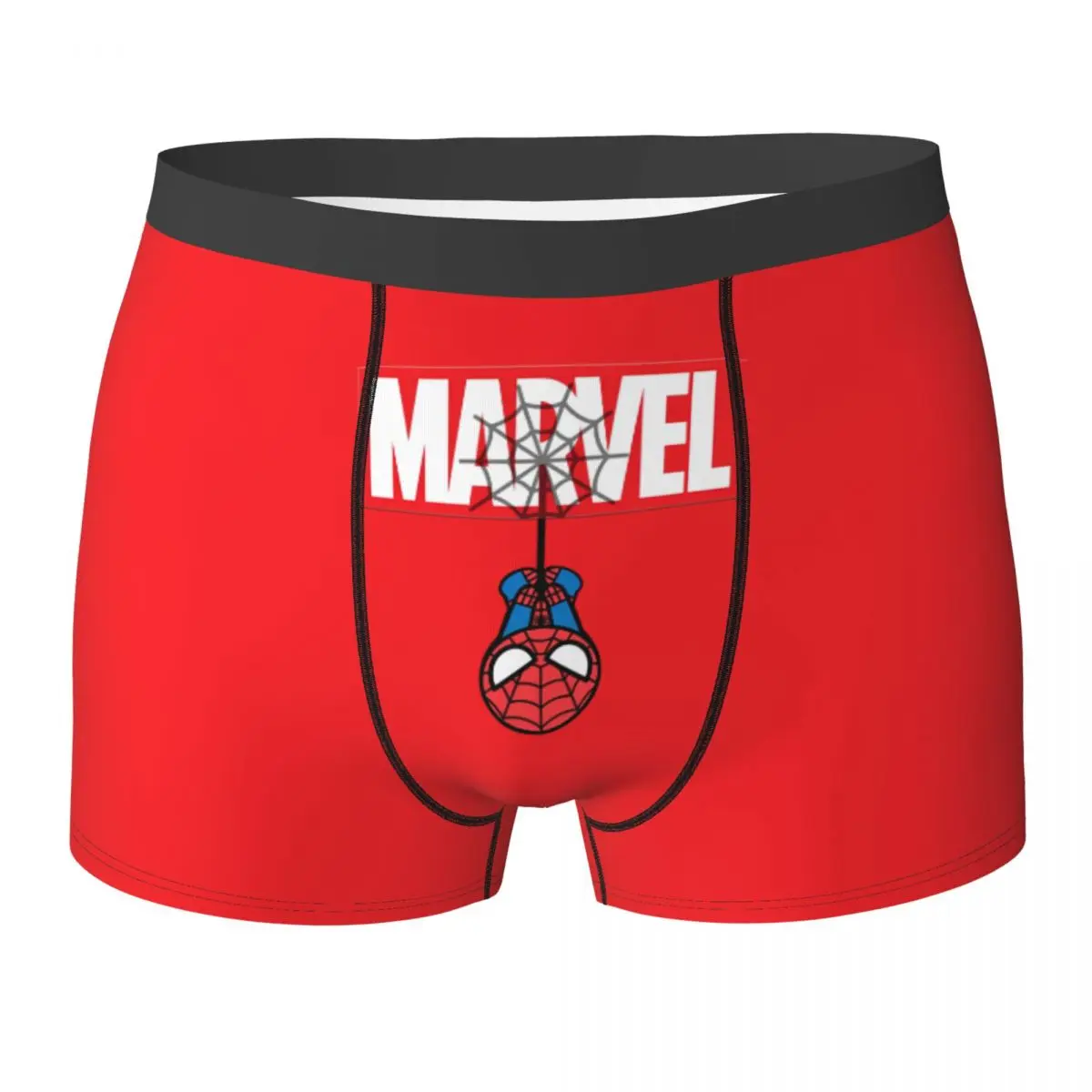 

Cartoon Anime SpiderMan Comic Handsome Cool Boxers Men Novelty Gift Humor Underwear Quilt Underpants Comfortable