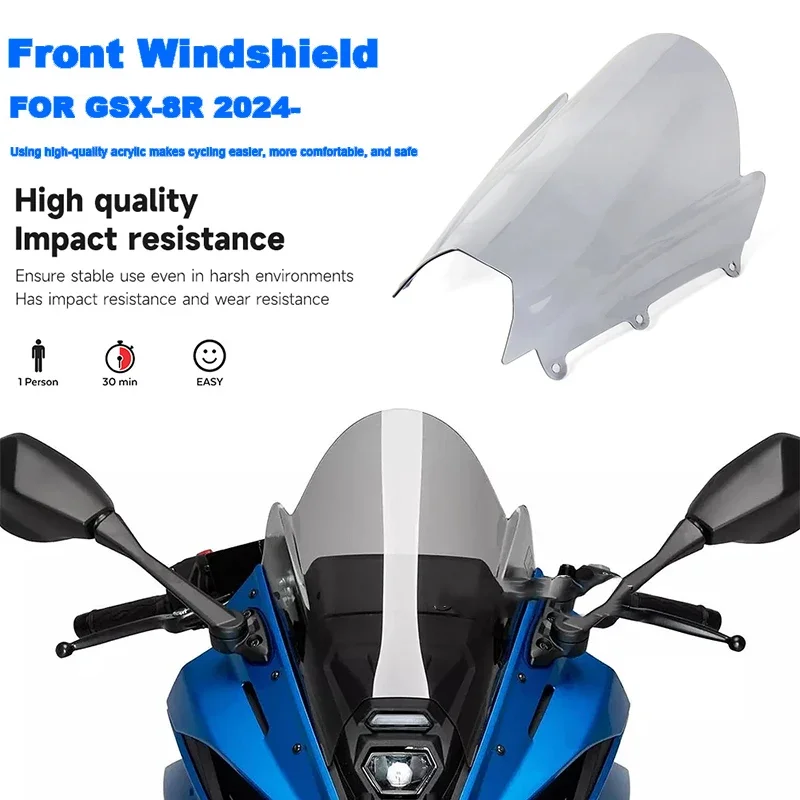 

New Accessories For Suzuki GSX-8R GSX 8R GSX8R 2024 2025 Motorcycle Front Spoiler Windshield Wind Deflectors