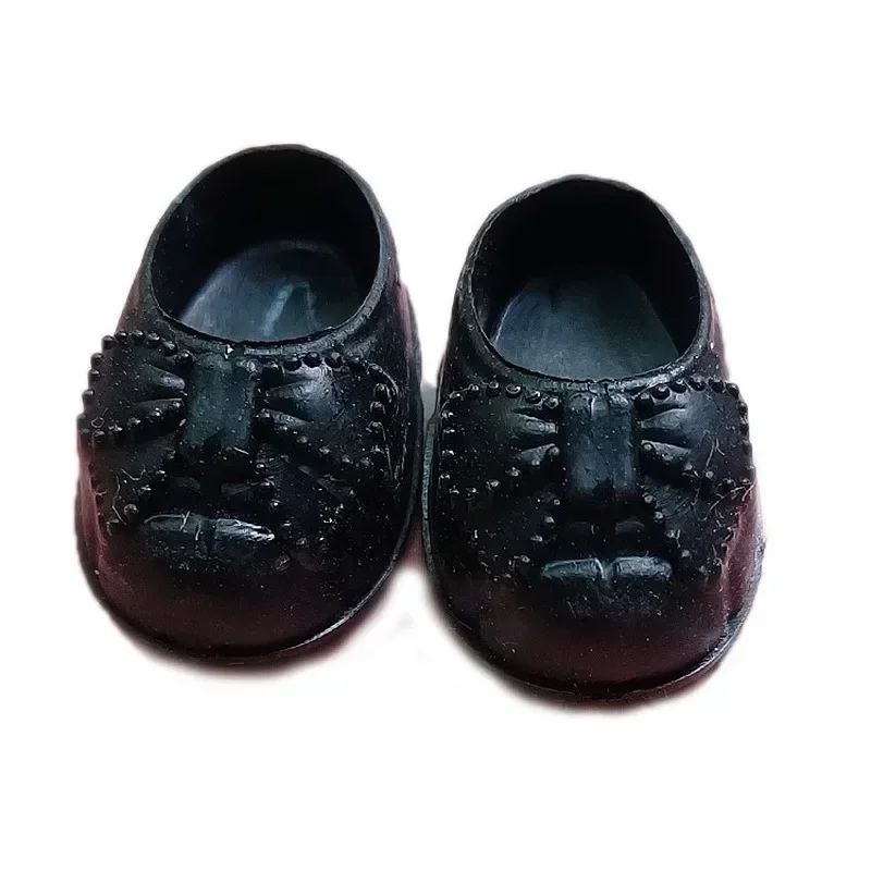 4 Color 2.5CM Doll Shoes for 16cm BJD Doll\'s Cute Bow Pattern General-Purpose for 1/8 Body Doll PVC Shoes