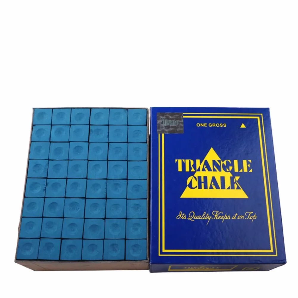 Original Triangle Premium Quality Billiard Snooker Pool Chalk (Dry,Medium, Oil)