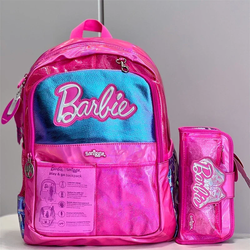 Genuine Australian smigle Barbie Girls Pink zaino Water Cup cancelleria Lunch Bag astuccio portamatite zaino zaino regali per studenti