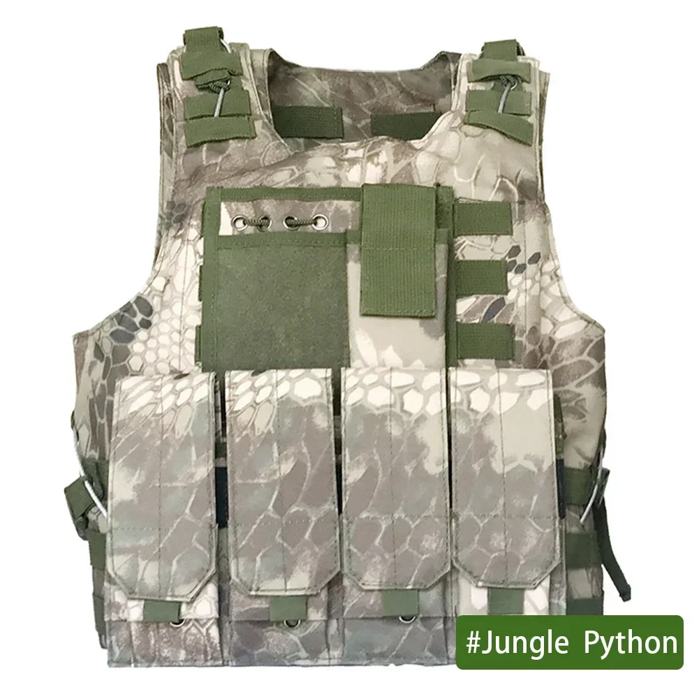 Tactical Military Kids Vest Chasse Paintball Equipement Airsoft Gun Combat Corps Armure exteleve Soft Attack CS uniformi Vest