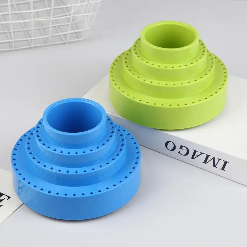 Modern Round Design Drill Bit Storage Solution; 360° Rotating Tool bit Holder; Convenient Screwdriver Bit Holder