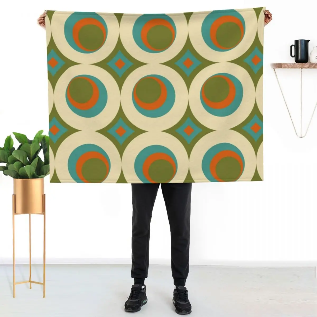 Mid-Century Modern Funk 2 Throw Blanket sofa bed For Baby Blankets For Sofas Loose Sofa Throw Custom Blankets