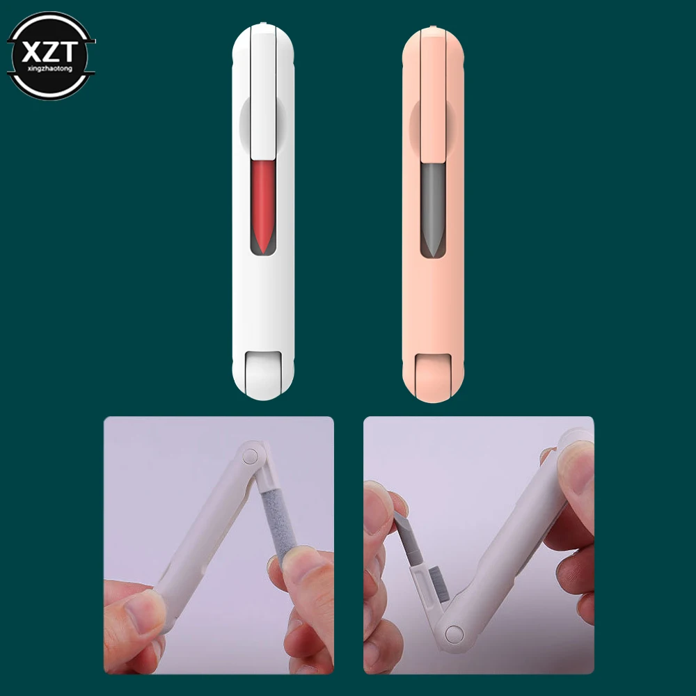 7 Pcs Computer Toetsenbord Borstel Bluetooth Headset Cleaning Pen Telefoon Reiniging Artefact Multifunctionele Schoonmaken Tool
