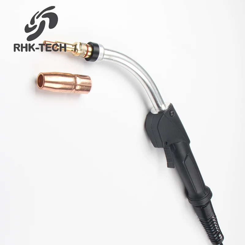 RHK Antorcha Mig Euro Conector Gas Cooled 500Amp CO2 Pistola Antorcha De Soldadura TR Mig Welding Torch