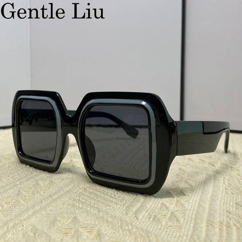 

Oversized Square Punk Sunglasses Women 2025 Luxury Brand Cycling Big Frame Eyewear Vintage Outdoor Sun Glasses For Lady UV400