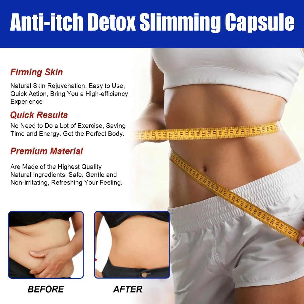 Kapsel Gewicht Verlieren Zurück zu Engen Zart Zustand BodySlimming und Detox Anti-Juckreiz Detox Detox Atmen Beruhigen & Slim