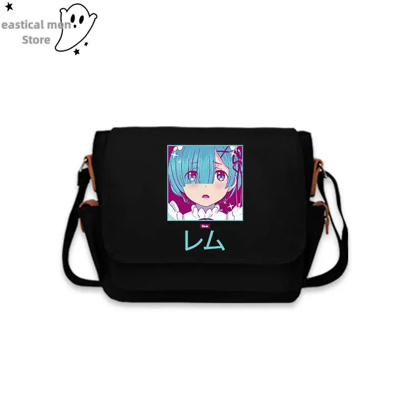 Anime Re Zero Starting Life In Another World Cosplay Bag Rem Jk Bag High School Student Bookbag Adjustable Shoulder Strap Bags