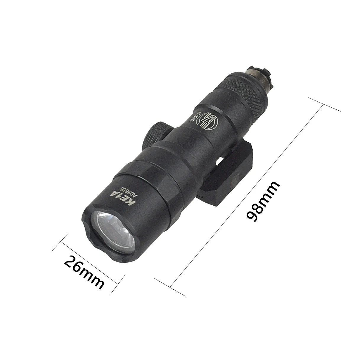 Tactical Surefire Flashlight M300 M300C M600 M600C Scout Light With Pressure Switch Dual Function Hunting Weapon Light 600 Lumen