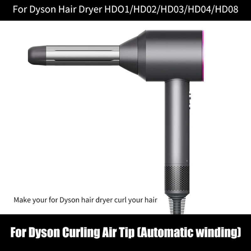 Hair Curler+Straight Hair Clip Kit For Dyson Hair Dryer HD01/HD02/HD03/HD04/HD08 Curly Straight Hair Styling Design