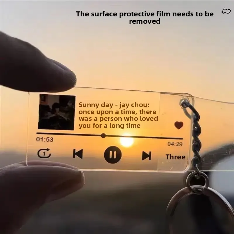 Jay Chou ألبوم غنائي سلسلة مفاتيح مصنوعة من الأكريليك المشاهير الحفل تذكارية هدية المفاتيح مجوهرات اكسسوارات المصنوعة في الصين #2