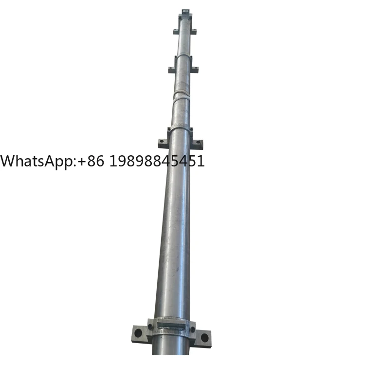 

160 110-550 Hydraulic Cylinder with 3 Level Telescopic Cushioning Hard Chrome Plated Piston Rod