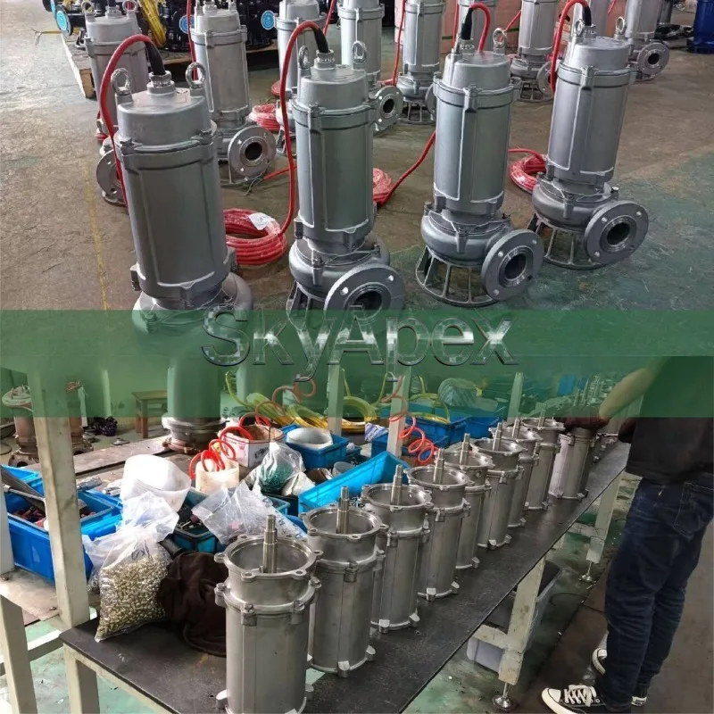 Stainless Steel Submersible Sewage Manure Sludge River Dredging Drain Pump Industry-Specific Equipment