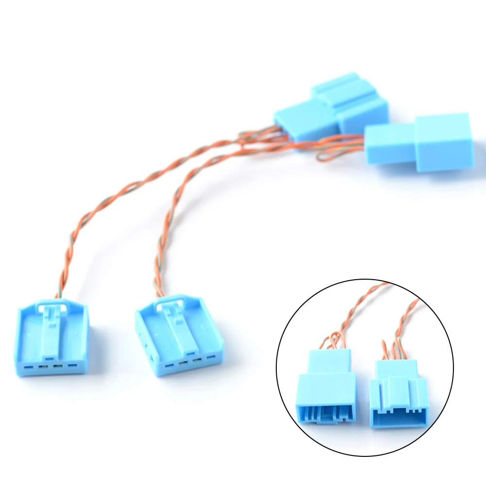 2x Car Subwoofer Wiring Correct Connector Direct Installation Speaker Adapter Bass Low Range Cable High Quality