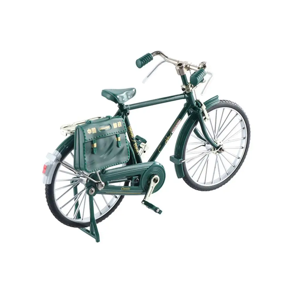 Figurine Bicycle Ornament Diecast Alloy Vintage Bicycle Model Retro Bicycle Model Toy Retro Bicycle Toys Simulation Bicycle