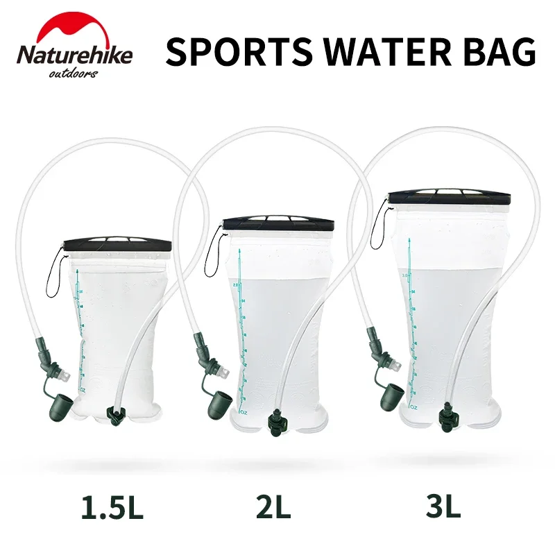 

Naturehike TPU Drinking Water Bag 1.5L 2L 3L Water Bladder Hydration Pack Storage Bag for Running Hiking Riding Outdoor Foldable