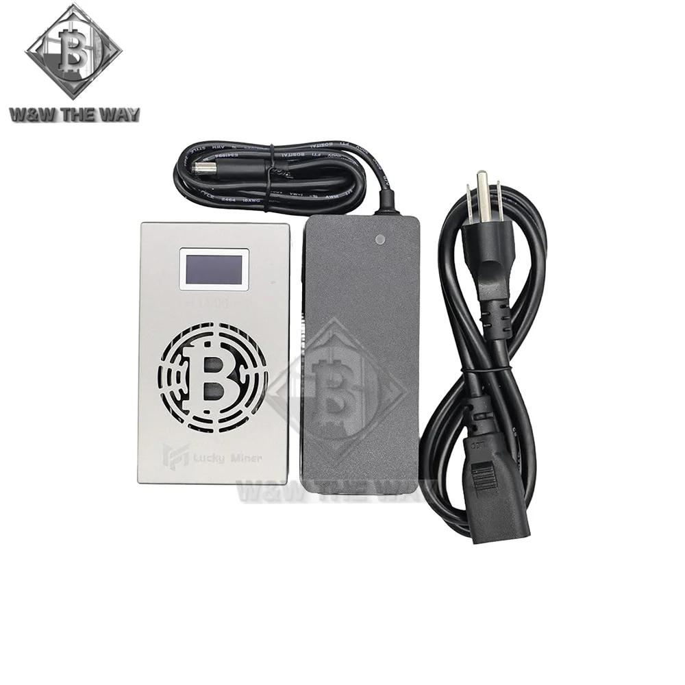 Brand new Bitcoin Miner Lucky miner Lv6 crypto miner WIFI 504GH/S 13W crypto Solo miner BTC BCH BSV DGB SHA256 BM1366 miner